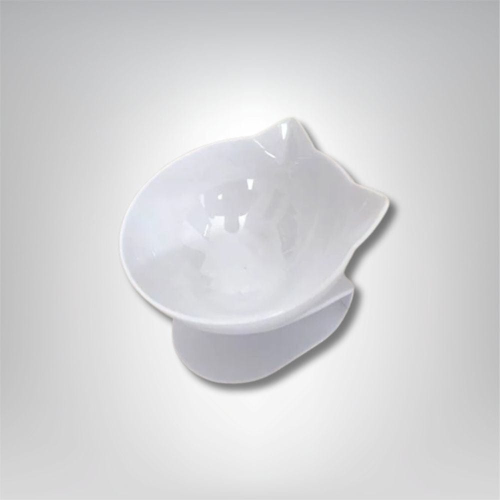 Gamelle pour chat - Douce Patounette Seul / Blanc
