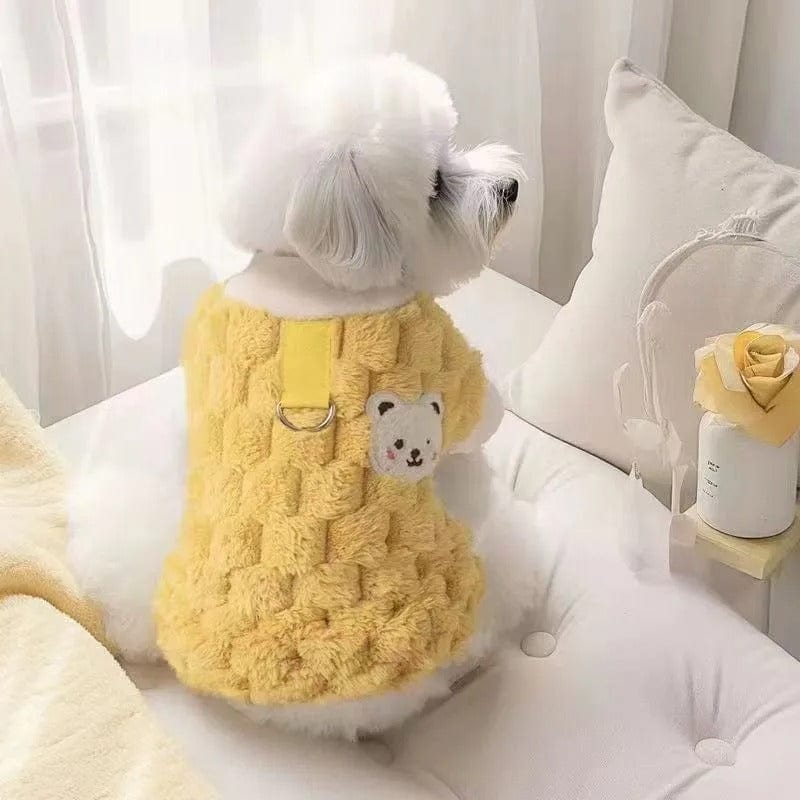 Harnais pour chat - L’Opulence des Pattes Jaune / S