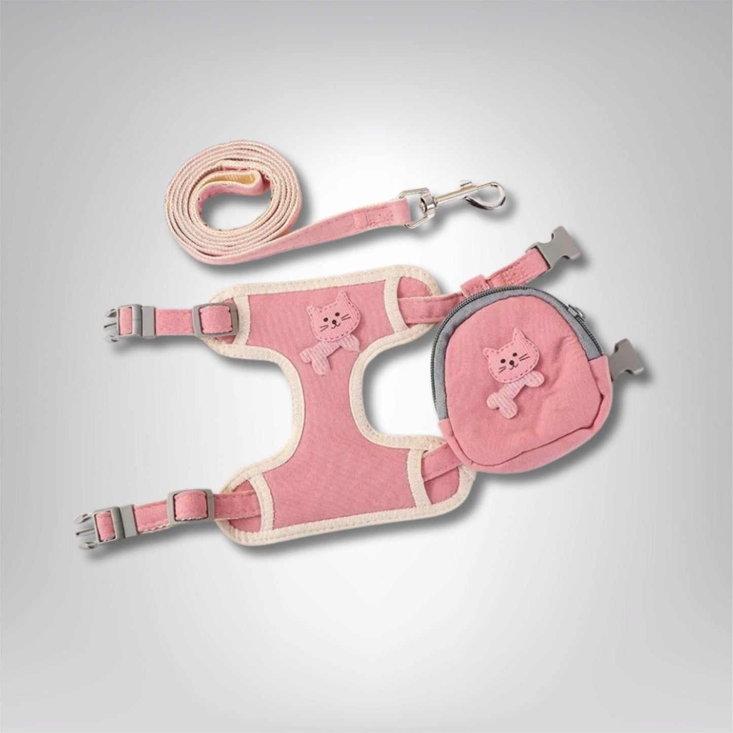 Harnais pour chat - Totally Miaou Spies Rose / 1.5-3kg