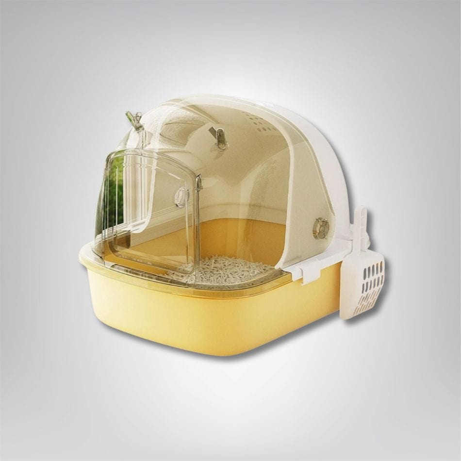 Litière pour chat - Féline Space Jaune / Sans tiroir