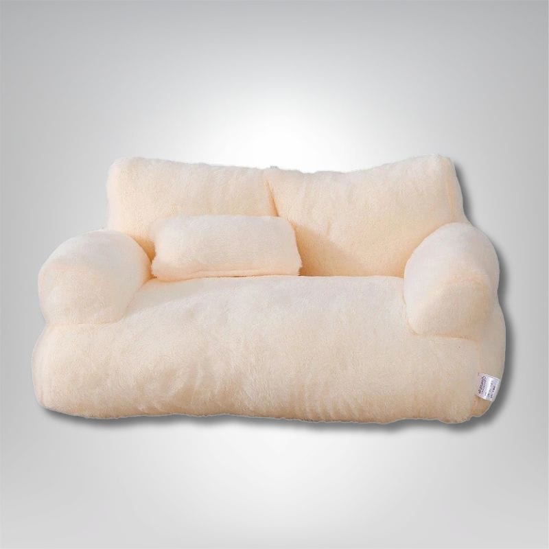 Panier pour chat - Duvet Miaou Beige / L 65x46x30cm