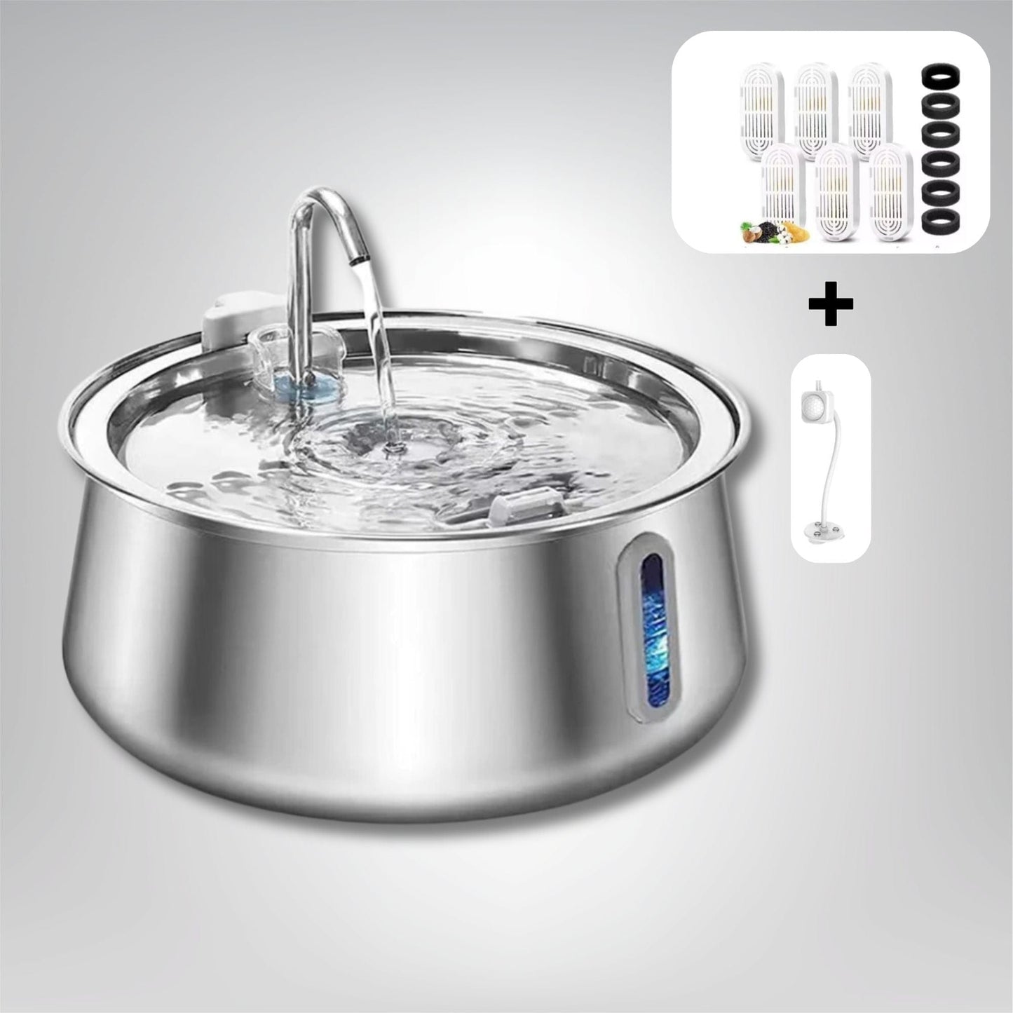 Fontaine à eau pour chat - Félin’Fountain Fontaine à eau + puces + capteur / 4L