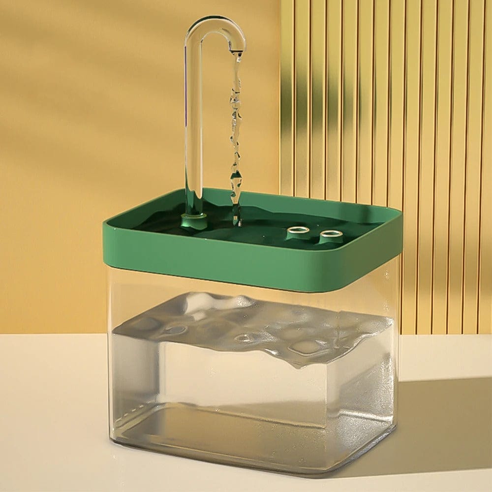 Fontaine à eau pour chat - Source Féline Vert