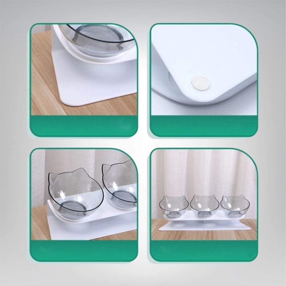 Gamelle pour chat - Douce Triple Patounette