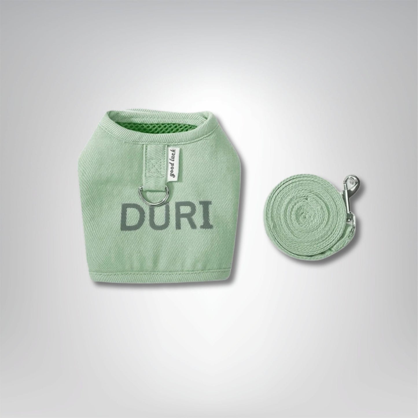 Harnais pour chat - L’Allure Royale Duri Vert / S