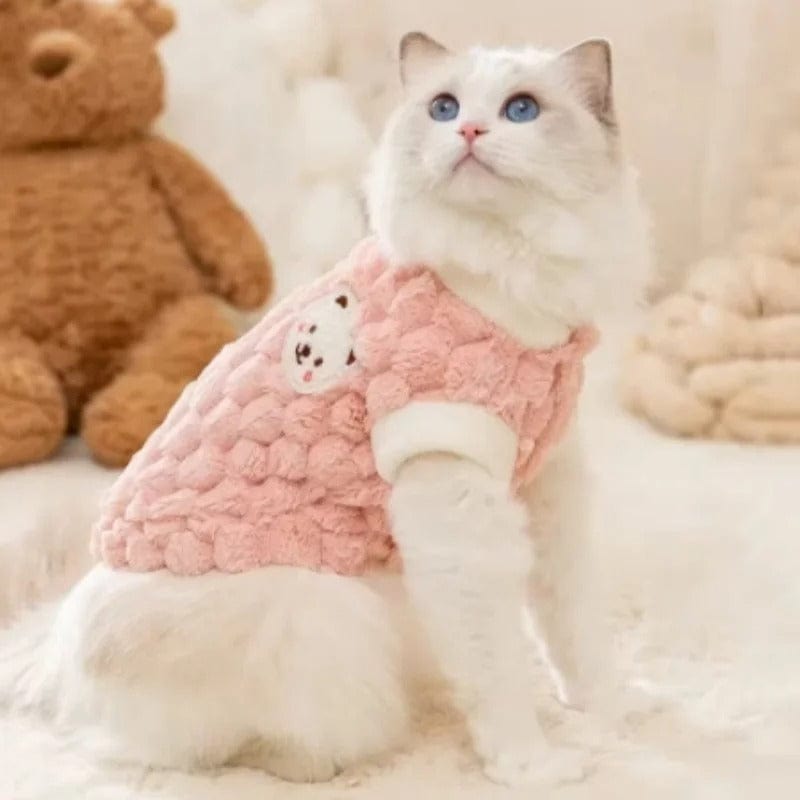 Harnais pour chat - L’Opulence des Pattes Rose / S