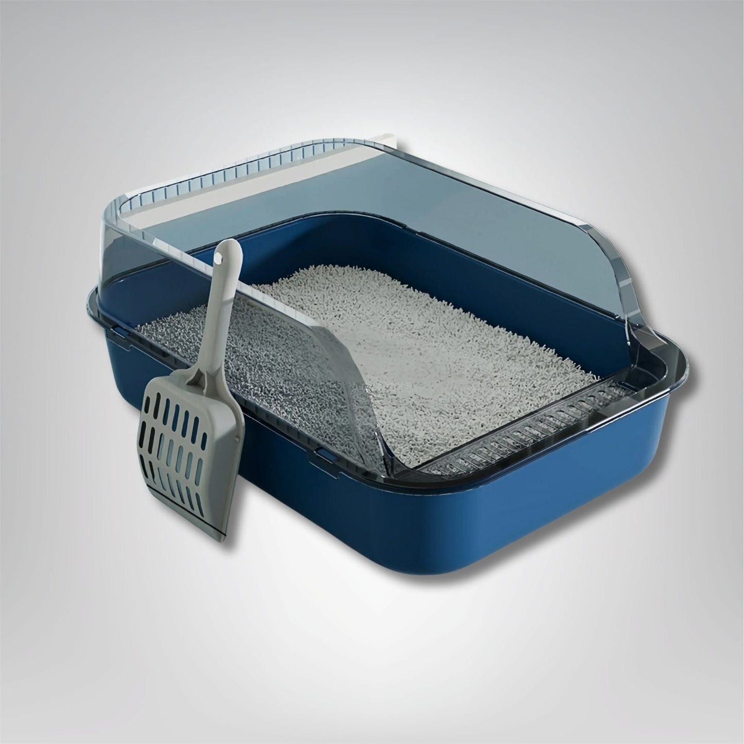 Litiere pour chat - Miaou Poop Bleu