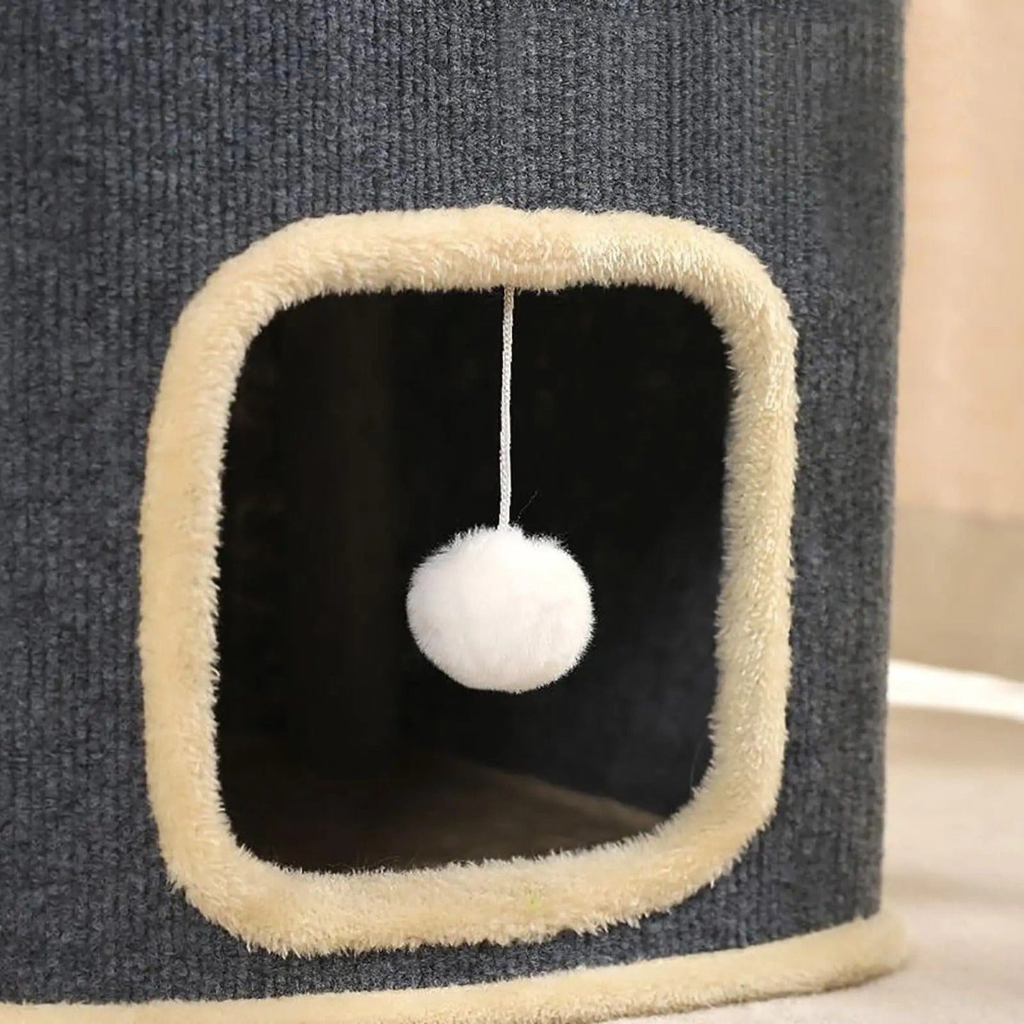 Panier pour chat - Château Cocoon Gris