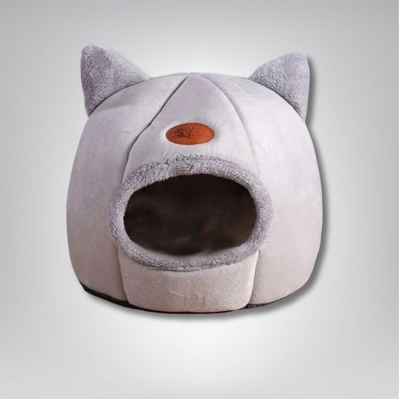 Panier pour chat - Miaou Cocooning Gris / L 36x36x36cm
