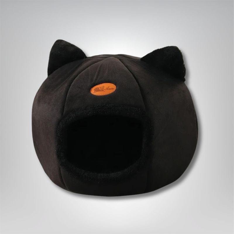 Panier pour chat - Miaou Cocooning Noir / L 36x36x36cm
