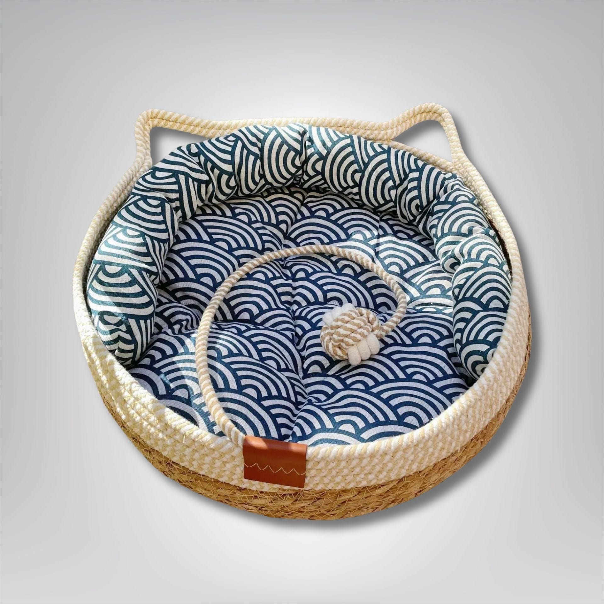 Panier pour chat - Petit Nid Douillet Bleu