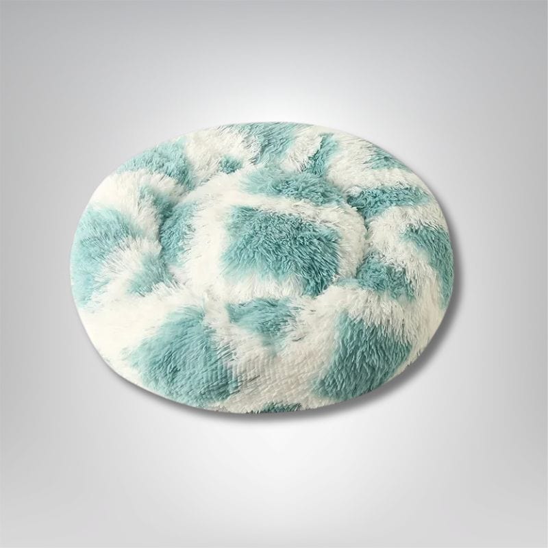 Panier pour chat - Sommeil Ronronnant Blanc/Bleu / 50cm