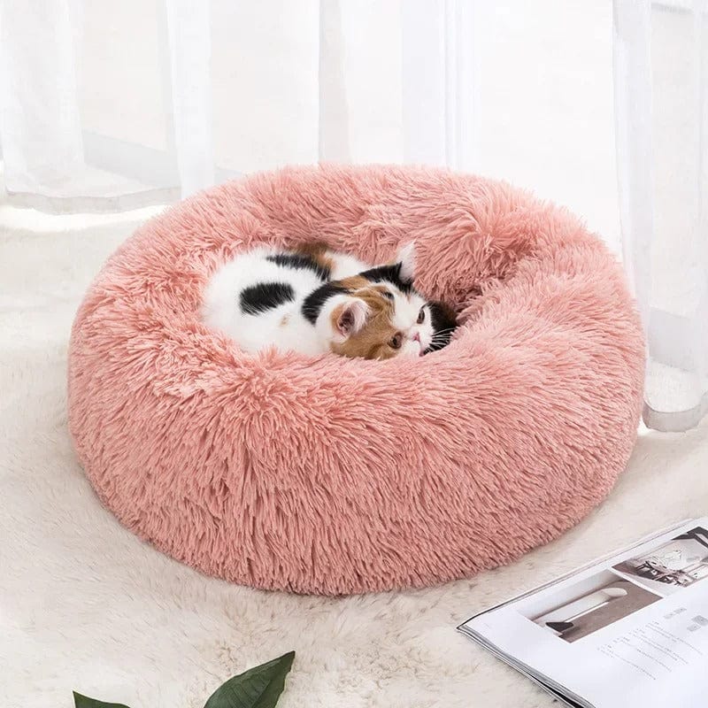 Panier pour chat - Sommeil Ronronnant Rose / 50cm