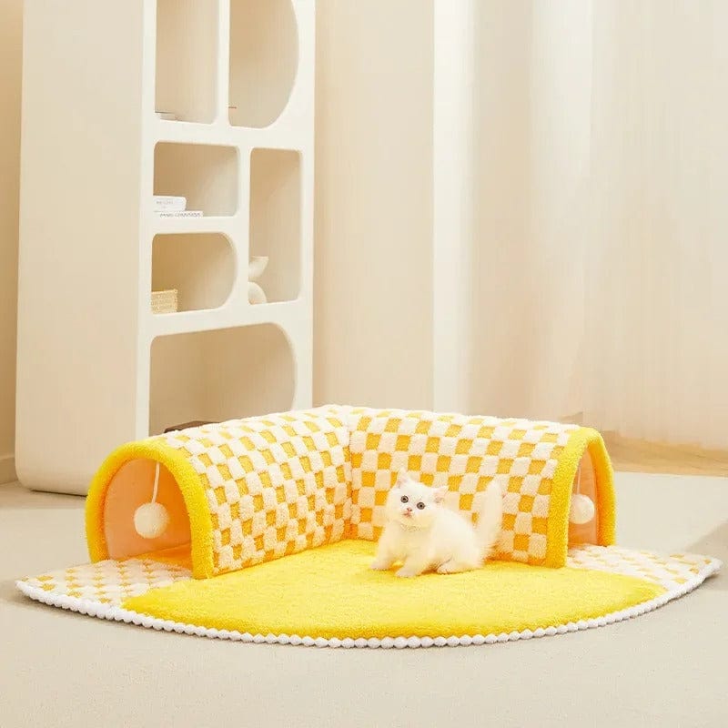 Panier pour chat - Tunnel du Chat Botté