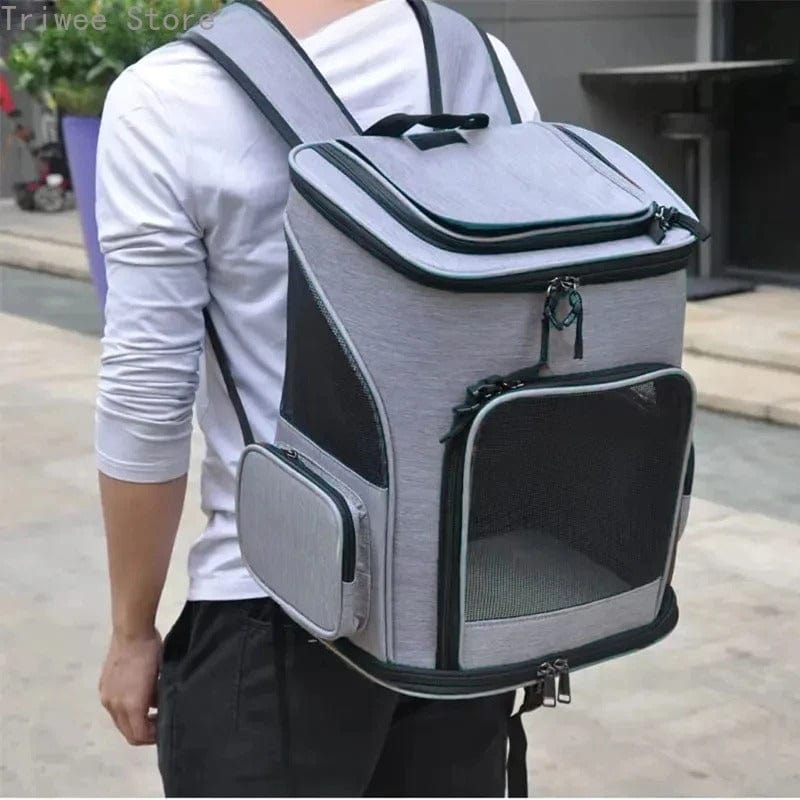 Sac de transport pour chat - Le Châtelier Gris