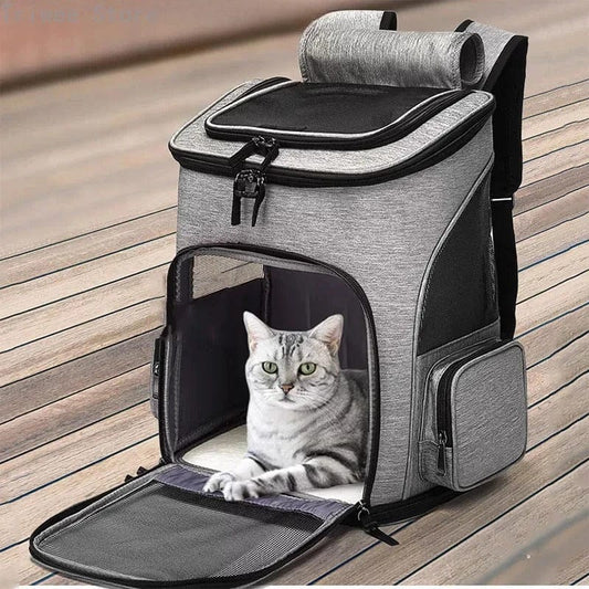 Sac de transport pour chat - Le Châtelier Gris