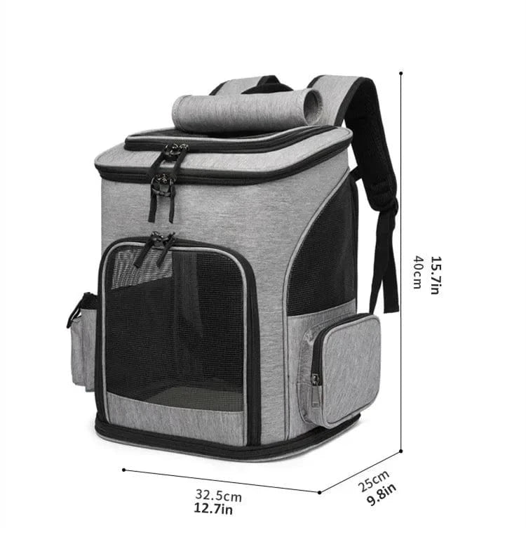 Sac de transport pour chat - Le Châtelier Gris