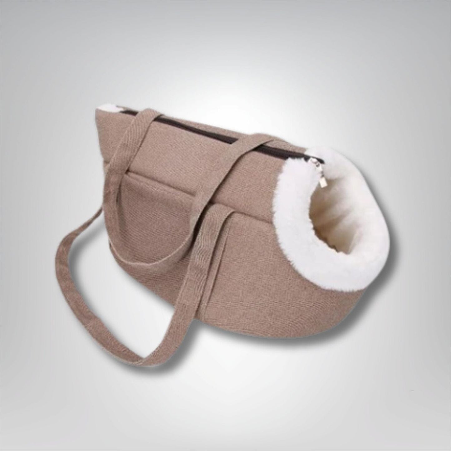 Sac de transport pour chat - Le Félinéa kaki Plush