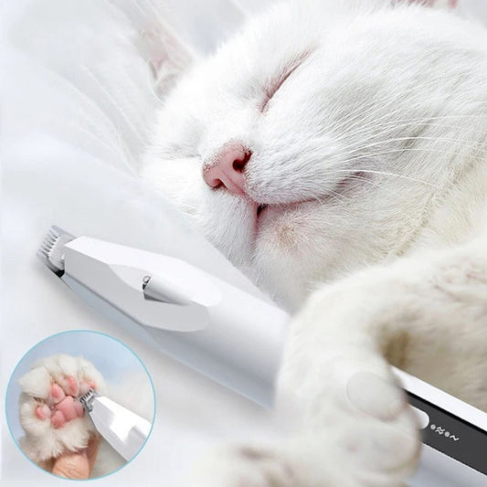 Toilette pour chat - Tondeuse Pattes de Velours Blanche